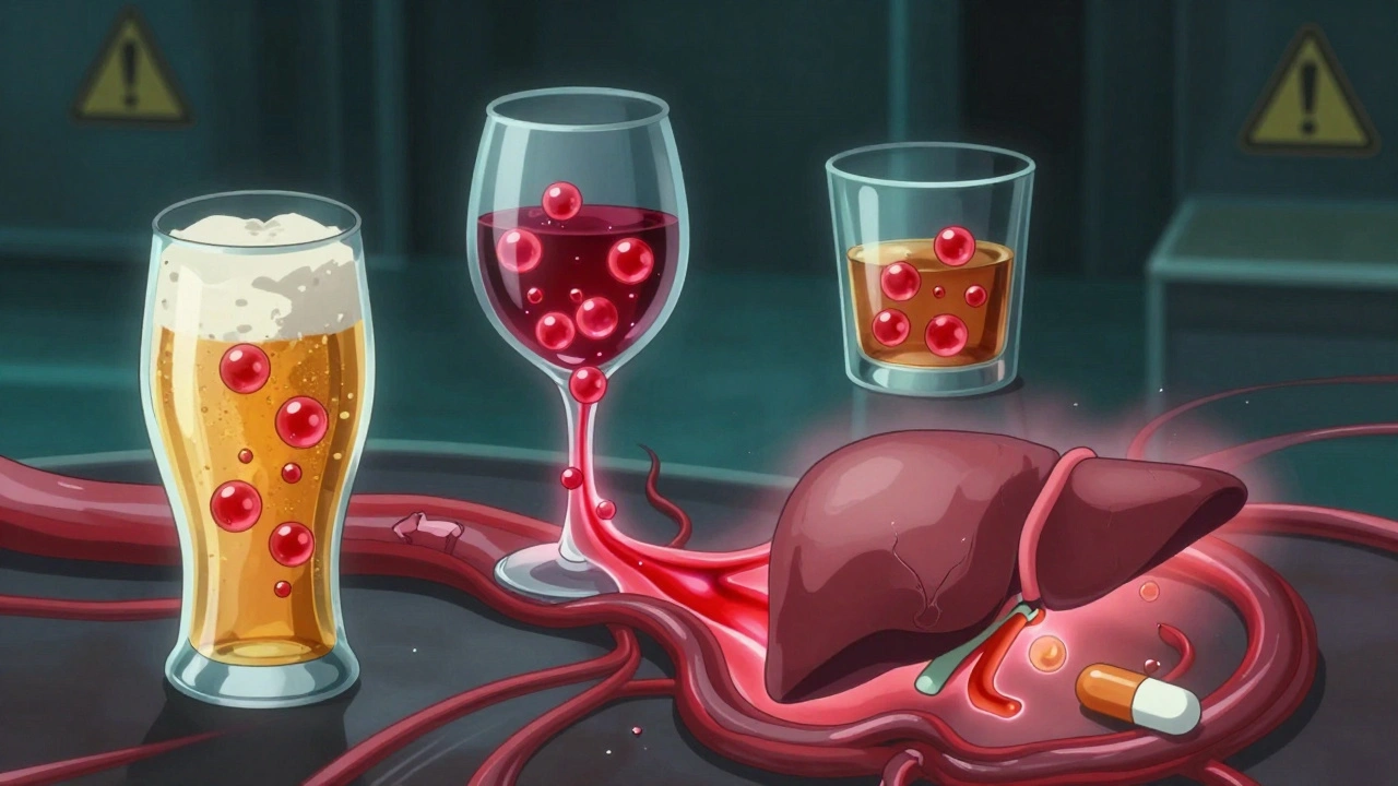 Alcohol Types and Medication Safety: What Spirits, Wine, and Beer Really Do to Your Pills