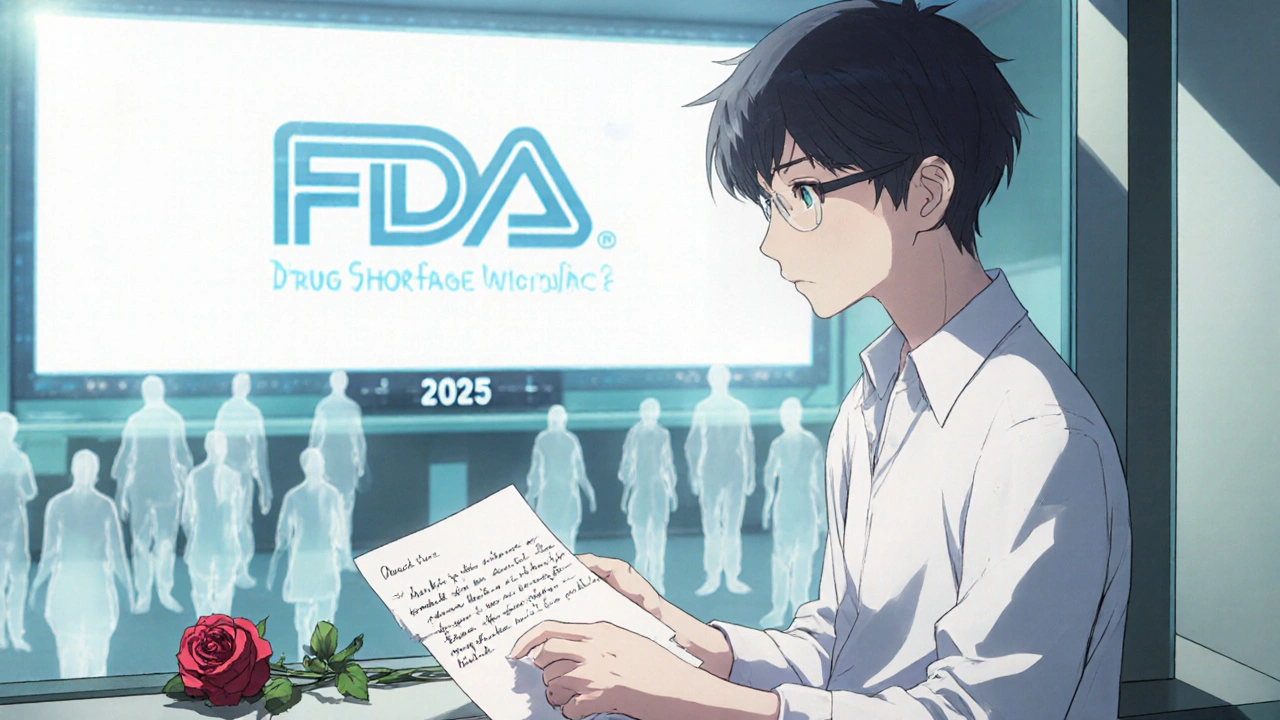 A young patient sits by a window, holding a letter, ghostly figures of others behind them as a shortage countdown glows outside.