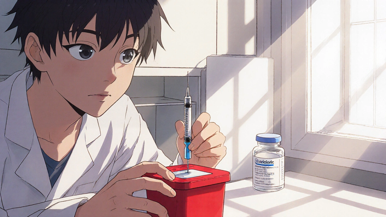 How to Properly Dispose of Sharps and Needles from Injected Medications