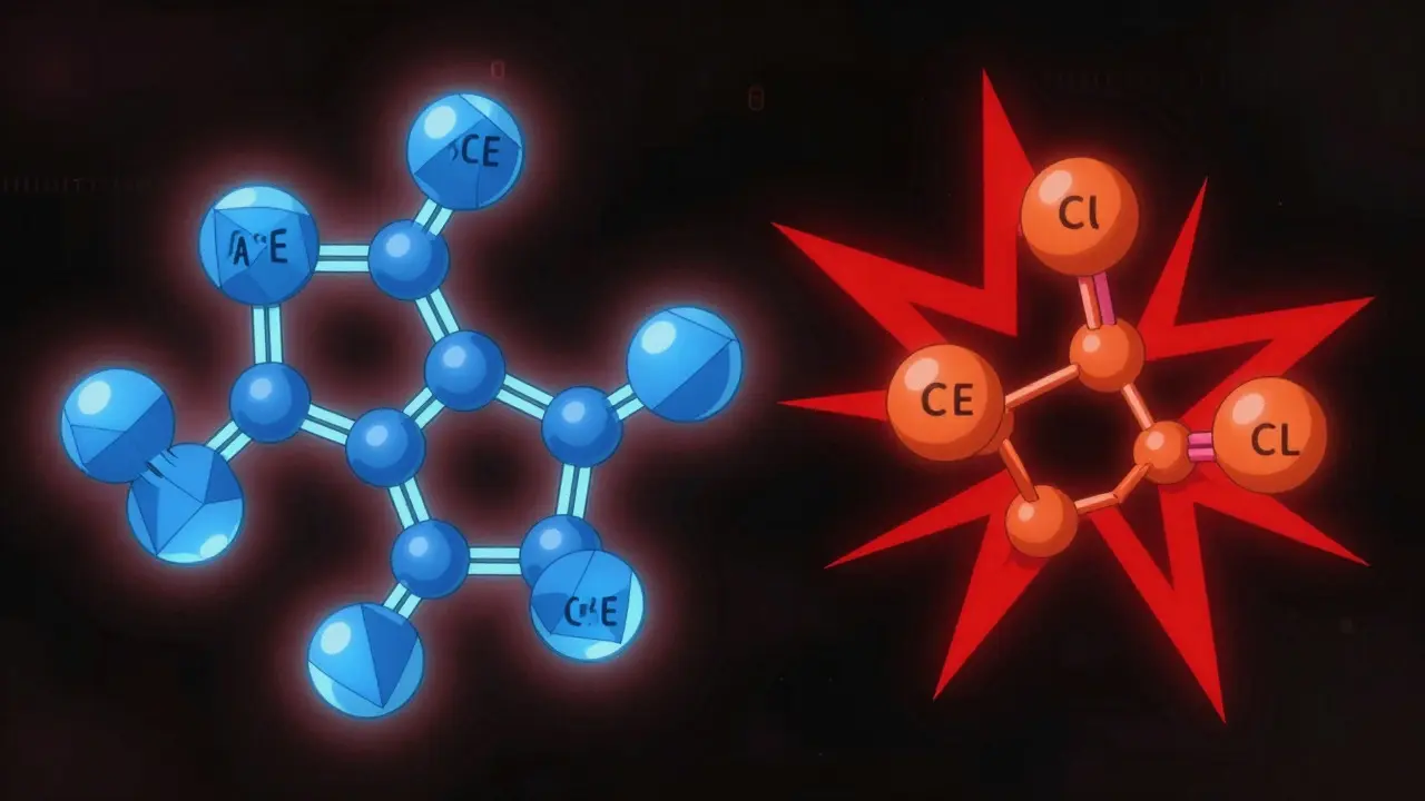 Abstract molecules showing class-wide vs drug-specific risks